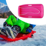 Winter Snow Sled for Adults Sand Board Sleigh for Sports Backyard Sand Pink