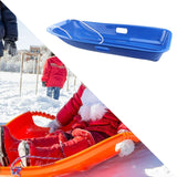 Winter Snow Sled for Adults Sand Board Sleigh for Sports Backyard Sand Blue