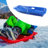 Winter Snow Sled for Adults Sand Board Sleigh for Sports Backyard Sand Blue