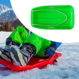 Winter Snow Sled for Adults Sand Board Sleigh for Sports Backyard Sand Green