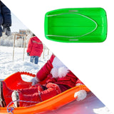 Winter Snow Sled for Adults Sand Board Sleigh for Sports Backyard Sand Green