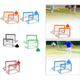 Kids Soccer Goal Football Goal Post for Backyard Garden Outdoor Sports Games Orange