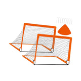 Kids Soccer Goal Football Goal Post for Backyard Garden Outdoor Sports Games Orange