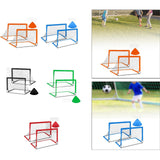 Kids Soccer Goal Football Goal Post for Backyard Garden Outdoor Sports Games Orange