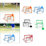 Kids Soccer Goal Football Goal Post for Backyard Garden Outdoor Sports Games Orange