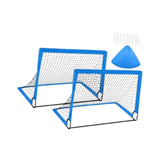 Kids Soccer Goal Football Goal Post for Backyard Garden Outdoor Sports Games Blue