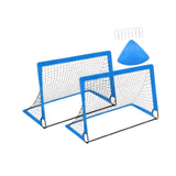 Kids Soccer Goal Football Goal Post for Backyard Garden Outdoor Sports Games Blue