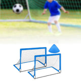 Kids Soccer Goal Football Goal Post for Backyard Garden Outdoor Sports Games Blue