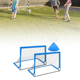 Kids Soccer Goal Football Goal Post for Backyard Garden Outdoor Sports Games Blue