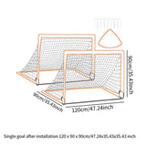 Kids Soccer Goal Football Goal Post for Backyard Garden Outdoor Sports Games Blue