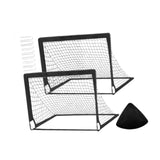 Kids Soccer Goal Football Goal Post for Backyard Garden Outdoor Sports Games Black