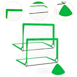 Kids Soccer Goal Football Goal Post for Backyard Garden Outdoor Sports Games Green