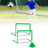 Kids Soccer Goal Football Goal Post for Backyard Garden Outdoor Sports Games Green