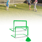 Kids Soccer Goal Football Goal Post for Backyard Garden Outdoor Sports Games Green