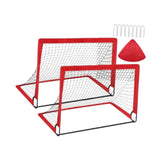 Kids Soccer Goal Football Goal Post for Backyard Garden Outdoor Sports Games Red