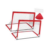 Kids Soccer Goal Football Goal Post for Backyard Garden Outdoor Sports Games Red