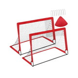 Kids Soccer Goal Football Goal Post for Backyard Garden Outdoor Sports Games Red