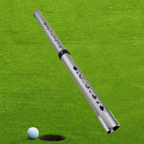 Golf Balls Retriever Tube Golfer Gift Portable 2 Sections Detachable Grabber Silver