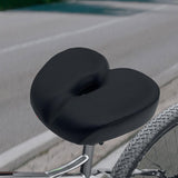 Noseless Bike Seat Cushion Wide Bike Saddle for Leisure Riding Exercise Bike