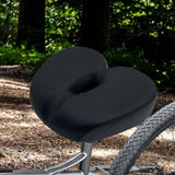 Noseless Bike Seat Cushion Wide Bike Saddle for Leisure Riding Exercise Bike