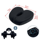 Noseless Bike Seat Cushion Wide Bike Saddle for Leisure Riding Exercise Bike