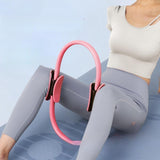 Pilates Ring Circle Training Workout Thigh Exercise Flexible Fitness Circles Pink