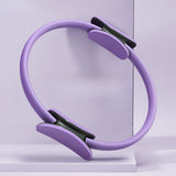 Pilates Ring Circle Training Workout Thigh Exercise Flexible Fitness Circles Purple