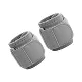 2x Sports Wristbands Adjustable Wrist Protector for Powerlifting Gym Fitness Gray