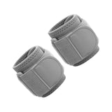 2x Sports Wristbands Adjustable Wrist Protector for Powerlifting Gym Fitness Gray