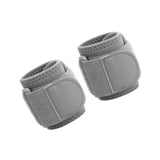 2x Sports Wristbands Adjustable Wrist Protector for Powerlifting Gym Fitness Gray