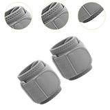 2x Sports Wristbands Adjustable Wrist Protector for Powerlifting Gym Fitness Gray