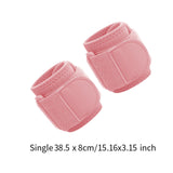 2x Sports Wristbands Adjustable Wrist Protector for Powerlifting Gym Fitness Pink