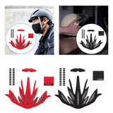 Helmet Liner Kits Reusable Cushion Mat Helmet Inner Padding for Bike Cycling Red