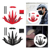 Helmet Liner Kits Reusable Cushion Mat Helmet Inner Padding for Bike Cycling Red