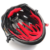 Helmet Liner Kits Reusable Cushion Mat Helmet Inner Padding for Bike Cycling Red