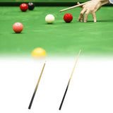 Kids Pool Cue Wood Snooker Cue 10.5mm Tip for Girls Boys Billiards Equipment 50cm