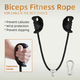 Triceps Rope with Ergonomic Handles for Cable Machine Fitness Tricep Workout