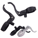 2Pcs Bicycle Brake Lever Sturdy Aluminum Replacement for Mountain Road Bikes Black