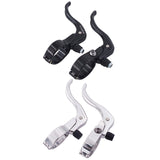 2Pcs Bicycle Brake Lever Sturdy Aluminum Replacement for Mountain Road Bikes Black