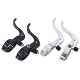 2Pcs Bicycle Brake Lever Sturdy Aluminum Replacement for Mountain Road Bikes Black