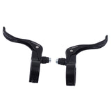 2Pcs Bicycle Brake Lever Sturdy Aluminum Replacement for Mountain Road Bikes Black