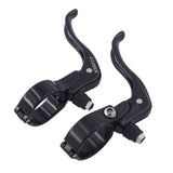 2Pcs Bicycle Brake Lever Sturdy Aluminum Replacement for Mountain Road Bikes Black