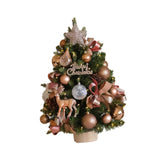 Tabletop Christmas Tree with Lights Realistic Xmas Tree for Home Party Table Elk Ornament 60cm