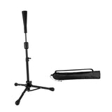 Baseball Batting Tee Adjustable Height with Bag Training Equipment Tee Stand Black