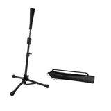 Baseball Batting Tee Adjustable Height with Bag Training Equipment Tee Stand Black