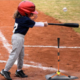 Baseball Batting Tee Adjustable Height with Bag Training Equipment Tee Stand Orange