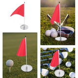 Practice Putting Cup with Flag Holder Golf Supplies for Garage Indoor Office