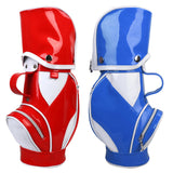 Golf Wine Bag PU Practical Golf Bag Drink Carry Bag for Travel Hiking Red