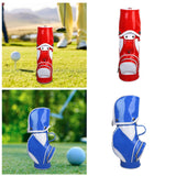 Golf Wine Bag PU Practical Golf Bag Drink Carry Bag for Travel Hiking Red