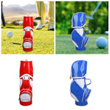 Golf Wine Bag PU Practical Golf Bag Drink Carry Bag for Travel Hiking Red